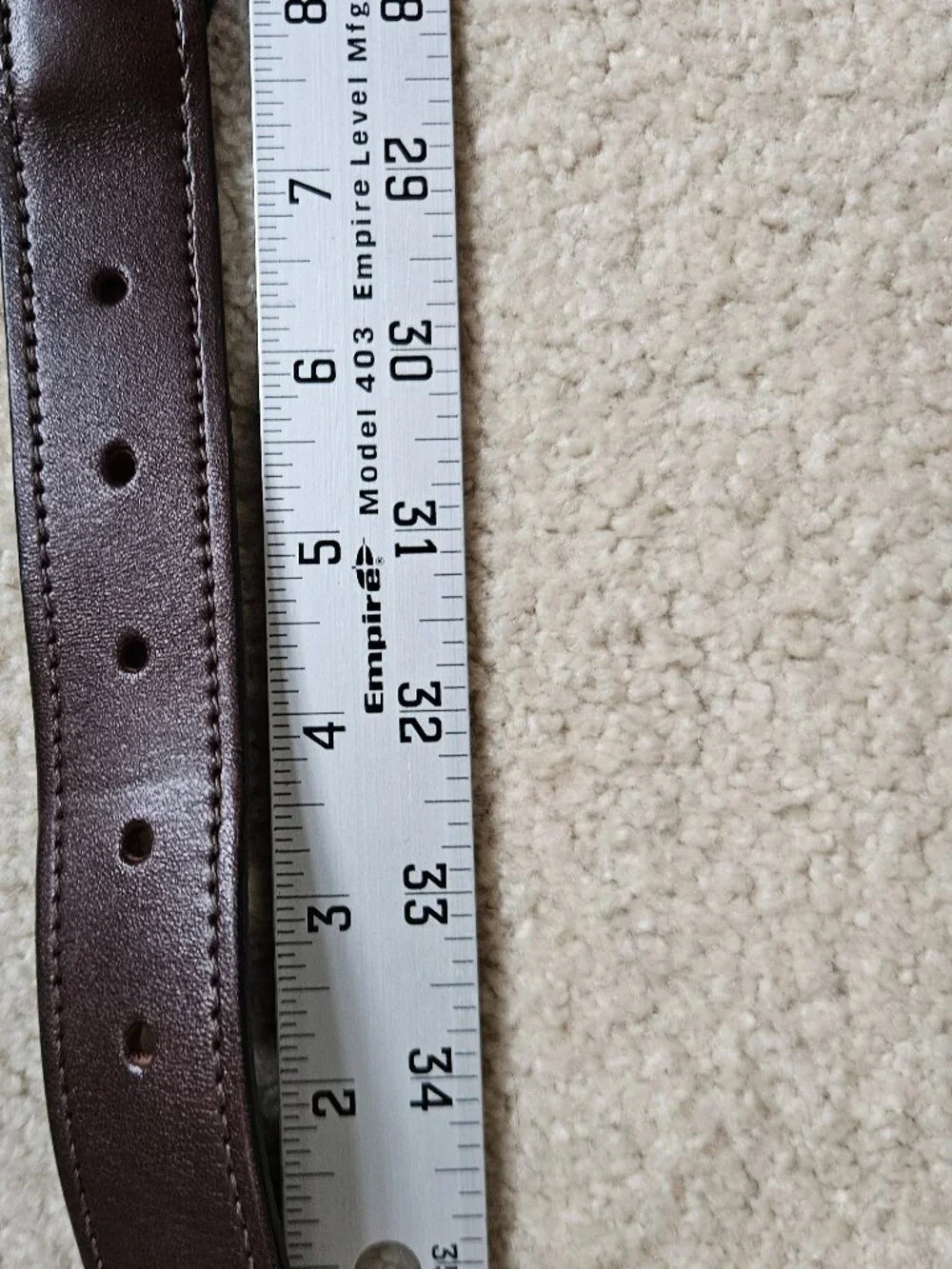 Vineyard Vines Kentucky Derby Seahorse Canvas Belt Navy Blue Brown Brass 32